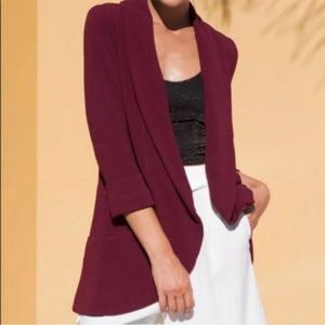 French Mauve Tunic Blazer
